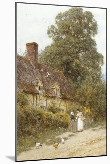 Old Post Office, Brook, Near Witley-Helen Allingham-Mounted Giclee Print