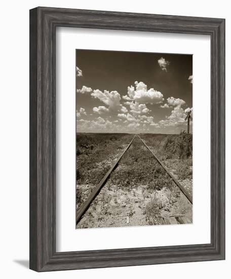 Old Railroad Tracks-Aaron Horowitz-Framed Photographic Print