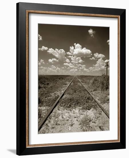 Old Railroad Tracks-Aaron Horowitz-Framed Photographic Print