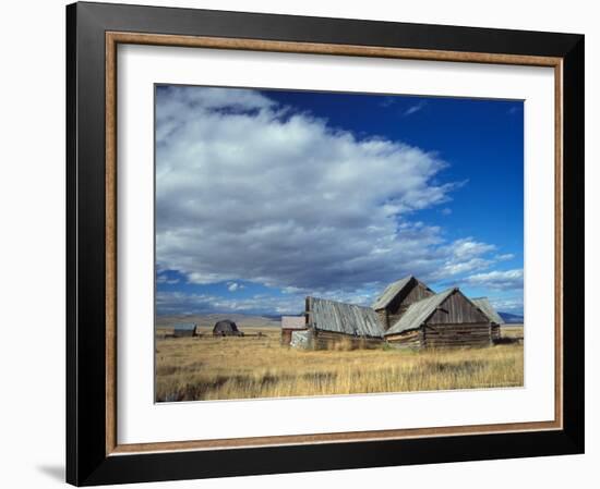Old Ranch Outside Yellowstone National Park, Idaho, USA-Steve Kazlowski-Framed Photographic Print