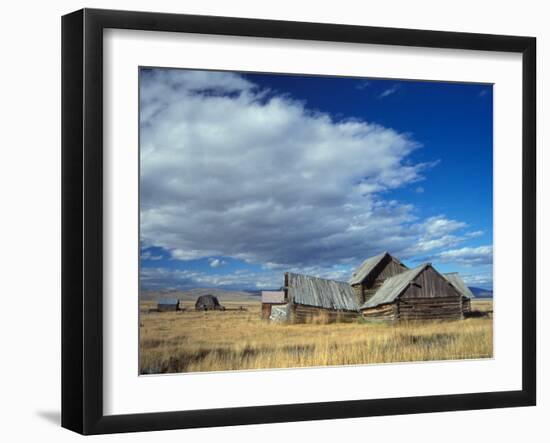 Old Ranch Outside Yellowstone National Park, Idaho, USA-Steve Kazlowski-Framed Photographic Print