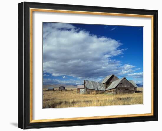 Old Ranch Outside Yellowstone National Park, Idaho, USA-Steve Kazlowski-Framed Photographic Print
