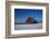 Old Red Barn and Truck after Snow Storm-Terry Eggers-Framed Photographic Print