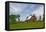 Old Red Barn, Kansas, USA-Michael Scheufler-Framed Premier Image Canvas