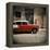 Old Red Car, Havana, Cuba, West Indies, Central America-Lee Frost-Framed Premier Image Canvas