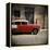 Old Red Car, Havana, Cuba, West Indies, Central America-Lee Frost-Framed Premier Image Canvas