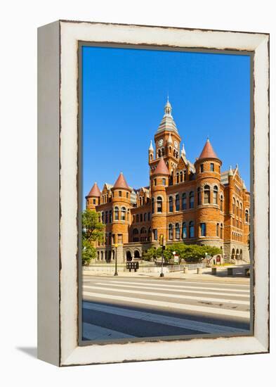 Old Red Museum of Dallas County History and Culture, Dallas, Texas, United States of America-Kav Dadfar-Framed Premier Image Canvas