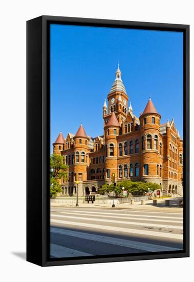 Old Red Museum of Dallas County History and Culture, Dallas, Texas, United States of America-Kav Dadfar-Framed Premier Image Canvas