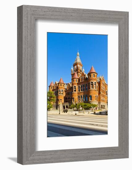 Old Red Museum of Dallas County History and Culture, Dallas, Texas, United States of America-Kav Dadfar-Framed Photographic Print