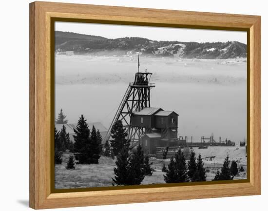 Old Relics Of Historic Mines Rise Above The Clouds In Butte, Montana-Austin Cronnelly-Framed Premier Image Canvas