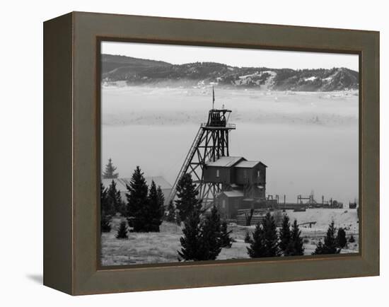 Old Relics Of Historic Mines Rise Above The Clouds In Butte, Montana-Austin Cronnelly-Framed Premier Image Canvas
