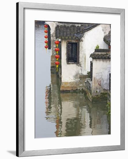 Old Residence Along the Grand Canal, Xitang, Zhejiang, China-Keren Su-Framed Photographic Print