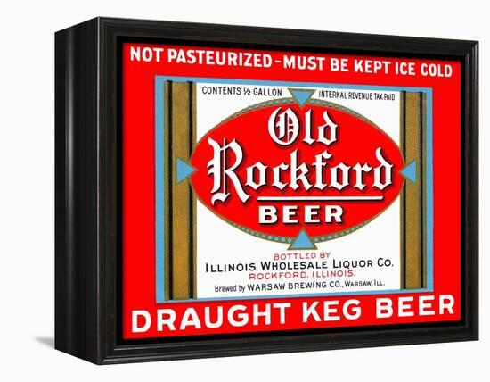 Old Rockford Beer-null-Framed Stretched Canvas