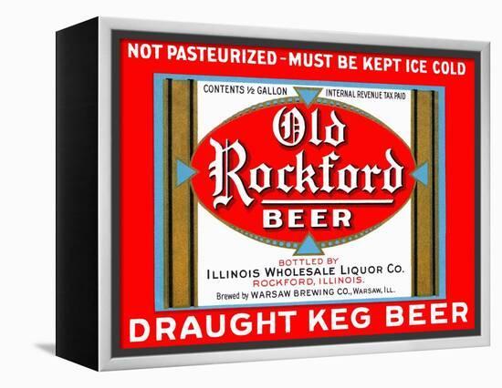 Old Rockford Beer-null-Framed Stretched Canvas