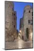 Old Roman Gate at Dawn, Gothic Quarter, Barcelona, Spain-Rob Tilley-Mounted Photographic Print