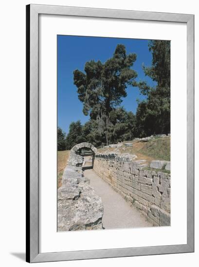 Old Ruins of an Archway, Olympia, Greece-null-Framed Giclee Print