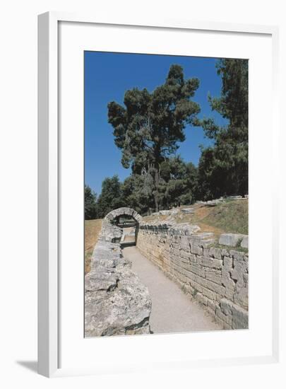 Old Ruins of an Archway, Olympia, Greece-null-Framed Giclee Print