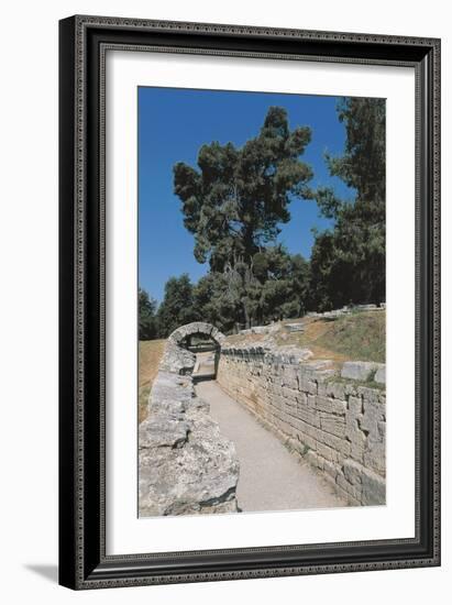 Old Ruins of an Archway, Olympia, Greece-null-Framed Giclee Print