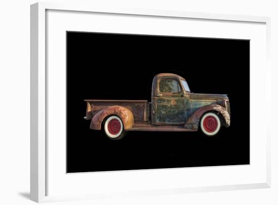 Old Rusted Pickup-Lori Hutchison-Framed Photographic Print