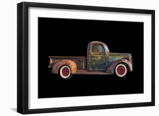 Old Rusted Pickup-Lori Hutchison-Framed Photographic Print