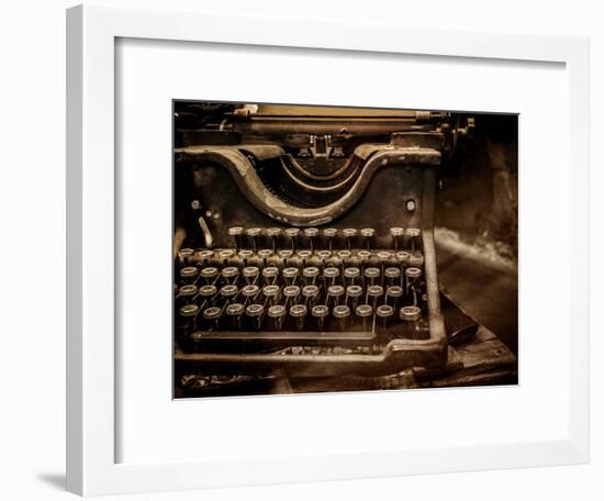 Old Rusty Typewriter-NejroN Photo-Framed Art Print