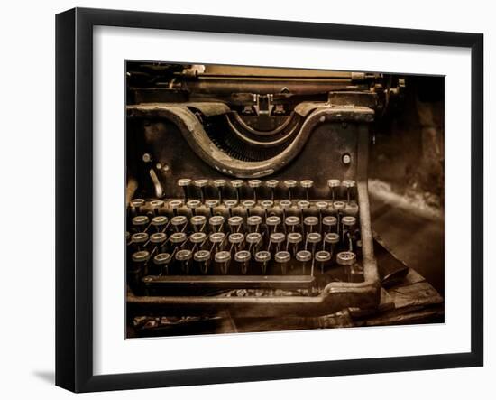 Old Rusty Typewriter-NejroN Photo-Framed Art Print