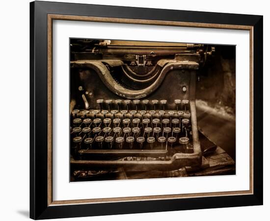 Old Rusty Typewriter-NejroN Photo-Framed Art Print