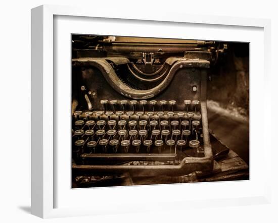 Old Rusty Typewriter-NejroN Photo-Framed Art Print