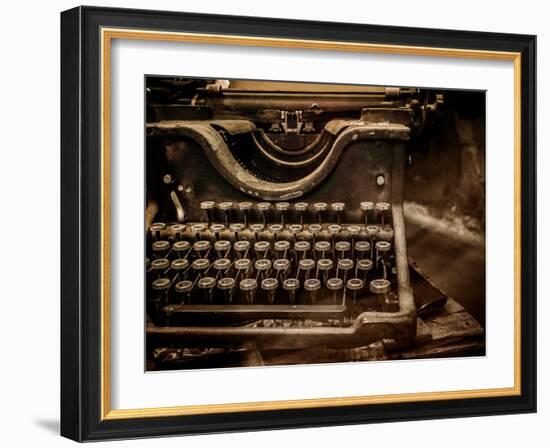 Old Rusty Typewriter-NejroN Photo-Framed Art Print