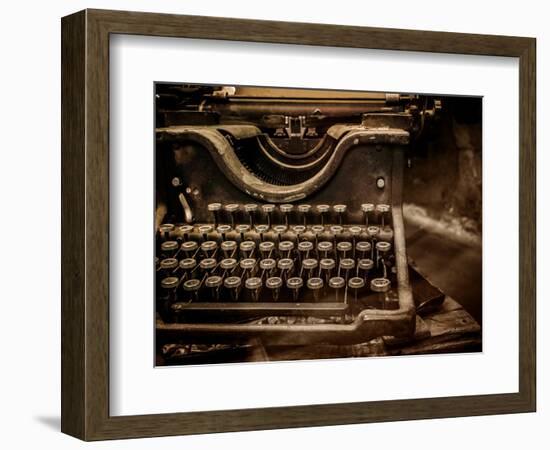 Old Rusty Typewriter-NejroN Photo-Framed Art Print