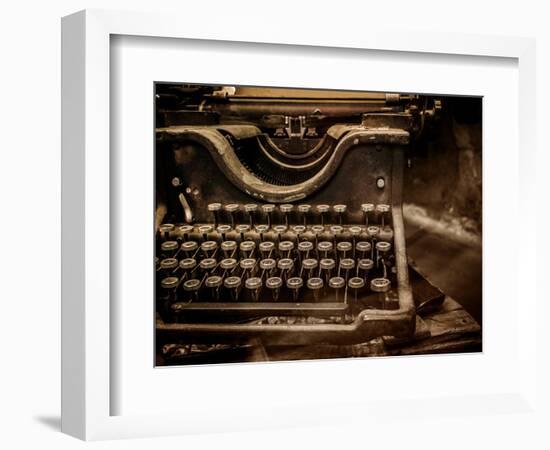 Old Rusty Typewriter-NejroN Photo-Framed Art Print