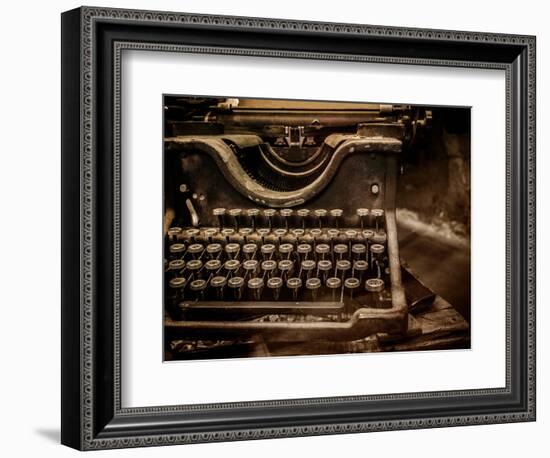 Old Rusty Typewriter-NejroN Photo-Framed Art Print