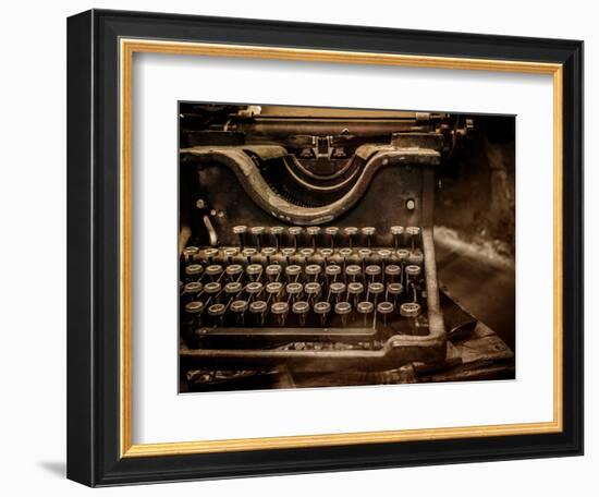 Old Rusty Typewriter-NejroN Photo-Framed Art Print