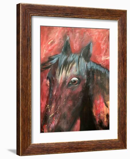 Old Sad Eyes-Ruth Palmer-Framed Art Print