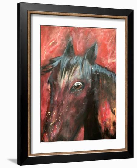 Old Sad Eyes-Ruth Palmer-Framed Art Print