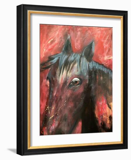 Old Sad Eyes-Ruth Palmer-Framed Art Print