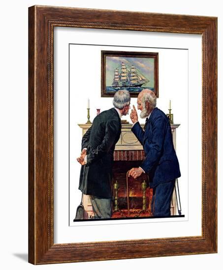 "Old Salts,"March 21, 1931-J.F. Kernan-Framed Giclee Print