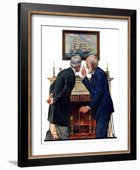 "Old Salts,"March 21, 1931-J.F. Kernan-Framed Giclee Print