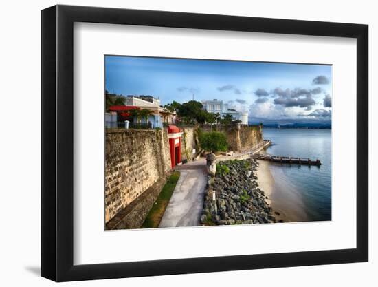 Old San Juan City Gate, Puerto Rico-George Oze-Framed Photographic Print