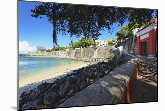 Old San Juan City Gate View, Puerto Rico-George Oze-Mounted Photographic Print