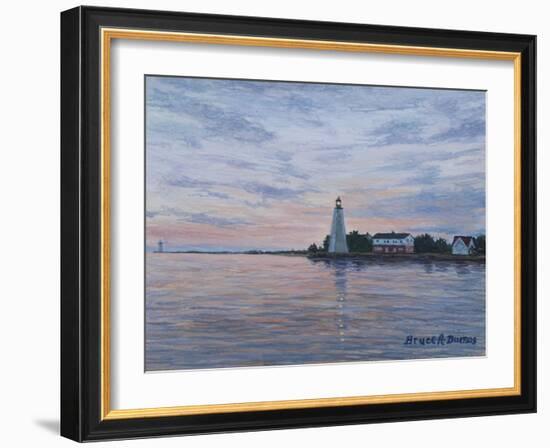 Old Saybrook Light-Bruce Dumas-Framed Giclee Print