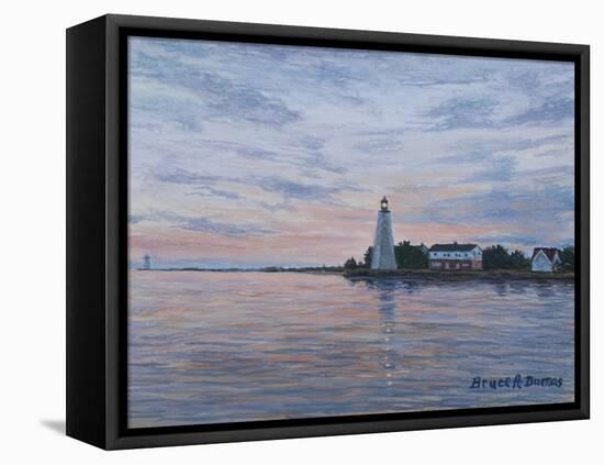 Old Saybrook Light-Bruce Dumas-Framed Premier Image Canvas