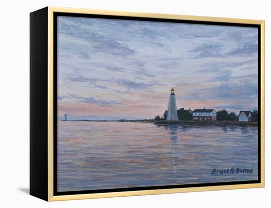 Old Saybrook Light-Bruce Dumas-Framed Premier Image Canvas