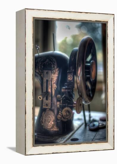 Old Sewing Machine-Nathan Wright-Framed Premier Image Canvas