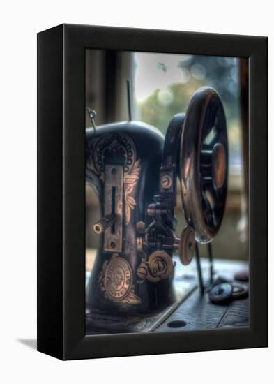 Old Sewing Machine-Nathan Wright-Framed Premier Image Canvas