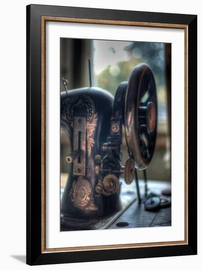 Old Sewing Machine-Nathan Wright-Framed Photographic Print