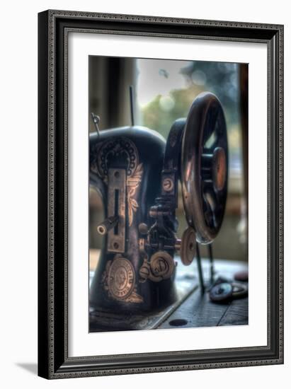 Old Sewing Machine-Nathan Wright-Framed Photographic Print