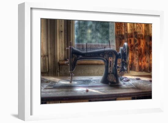 Old Sewing Machine-Nathan Wright-Framed Photographic Print