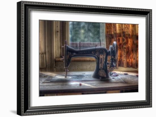 Old Sewing Machine-Nathan Wright-Framed Photographic Print