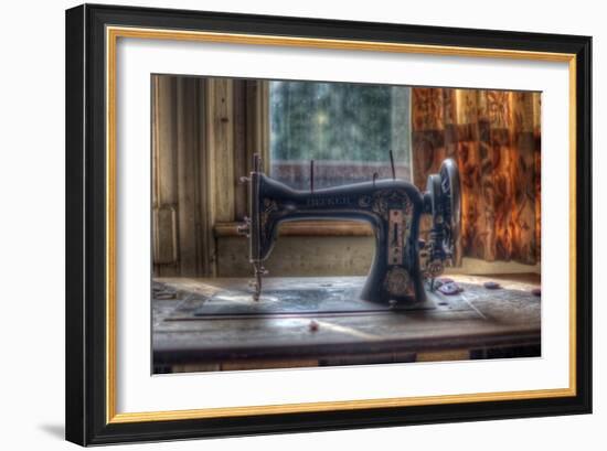 Old Sewing Machine-Nathan Wright-Framed Photographic Print